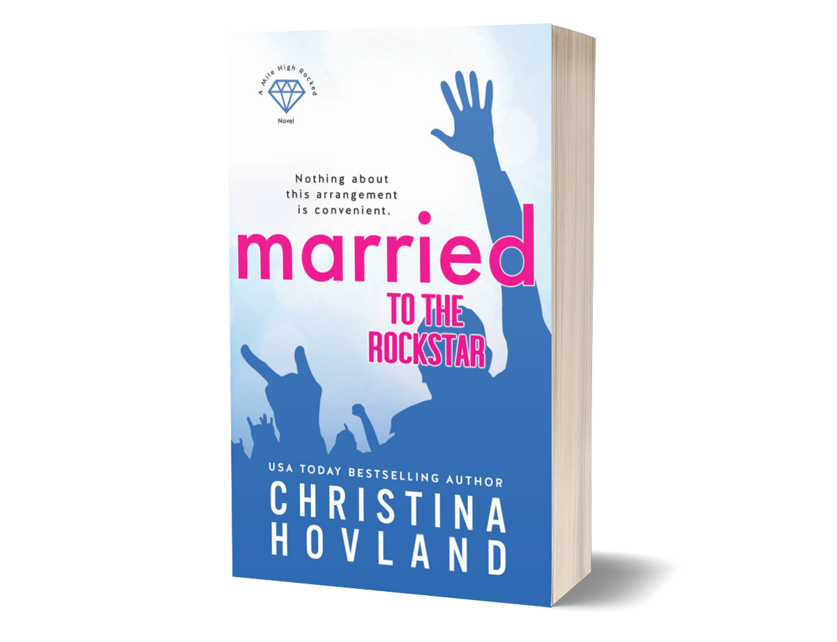 Married to the Rockstar discreet cover paperback 3D mockup by Christina Hovland