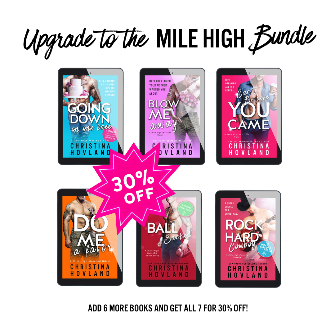 Take It Off the Menu upgrade to Mile High Matched Bundle