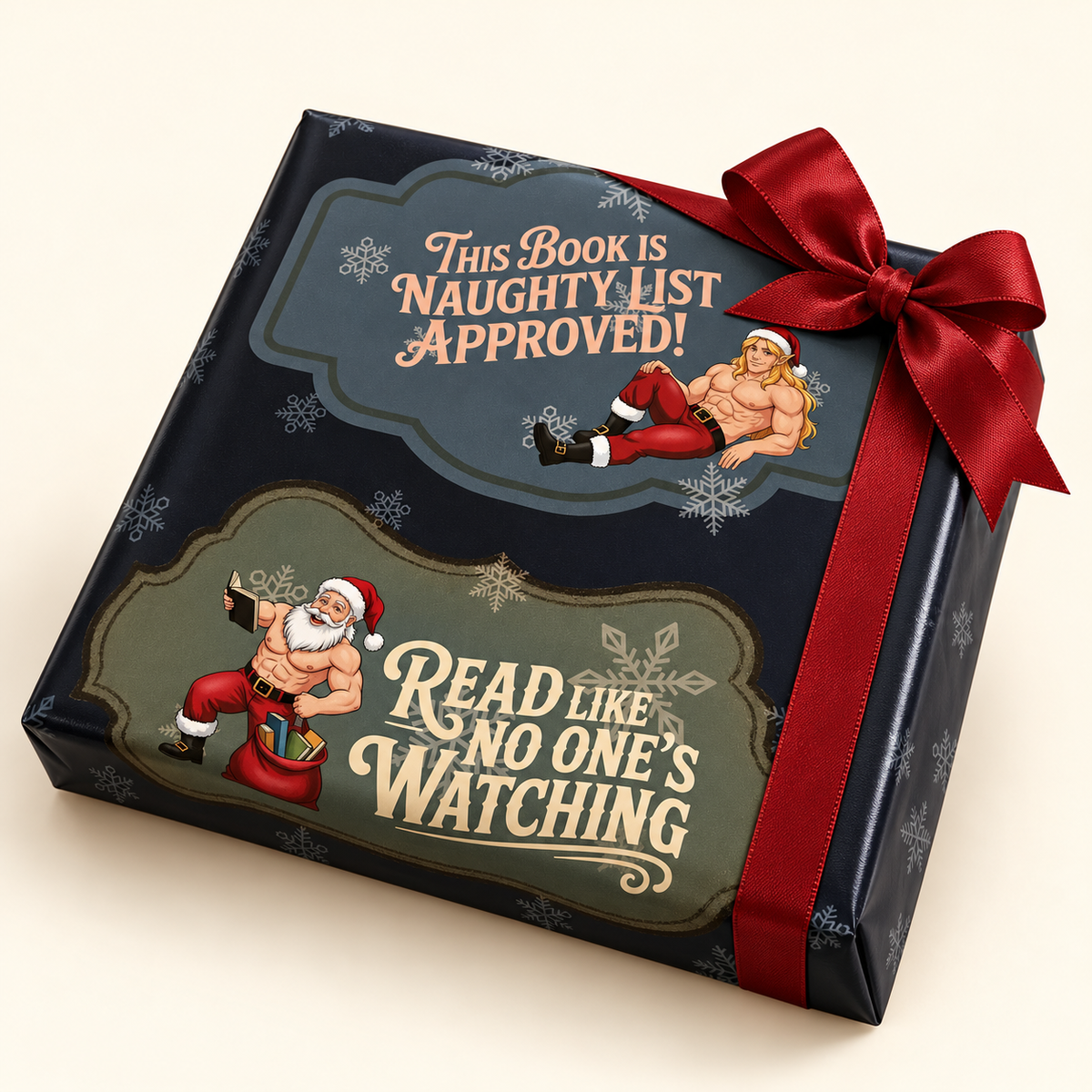 Naughty List Wrapping Paper for Book Lovers | Spicy BookTok Gift Wrap