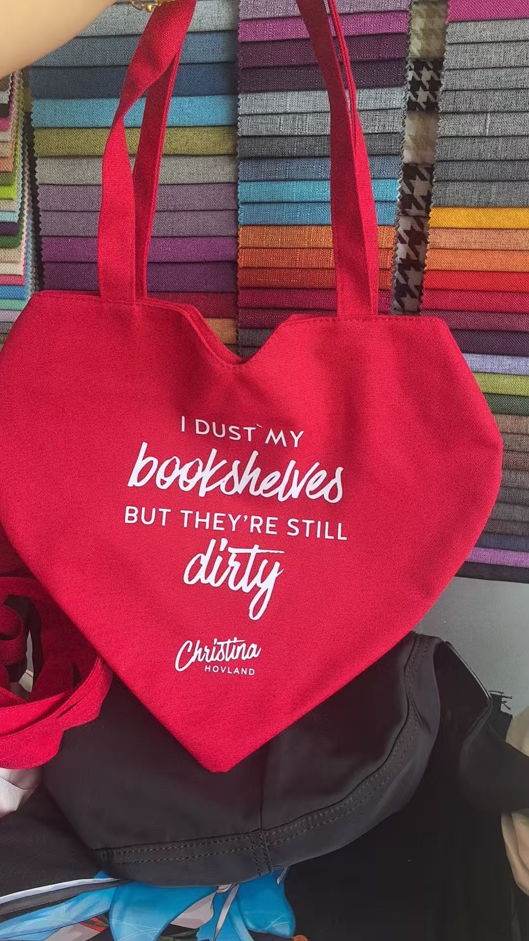 Bookish Heart Tote - Sample