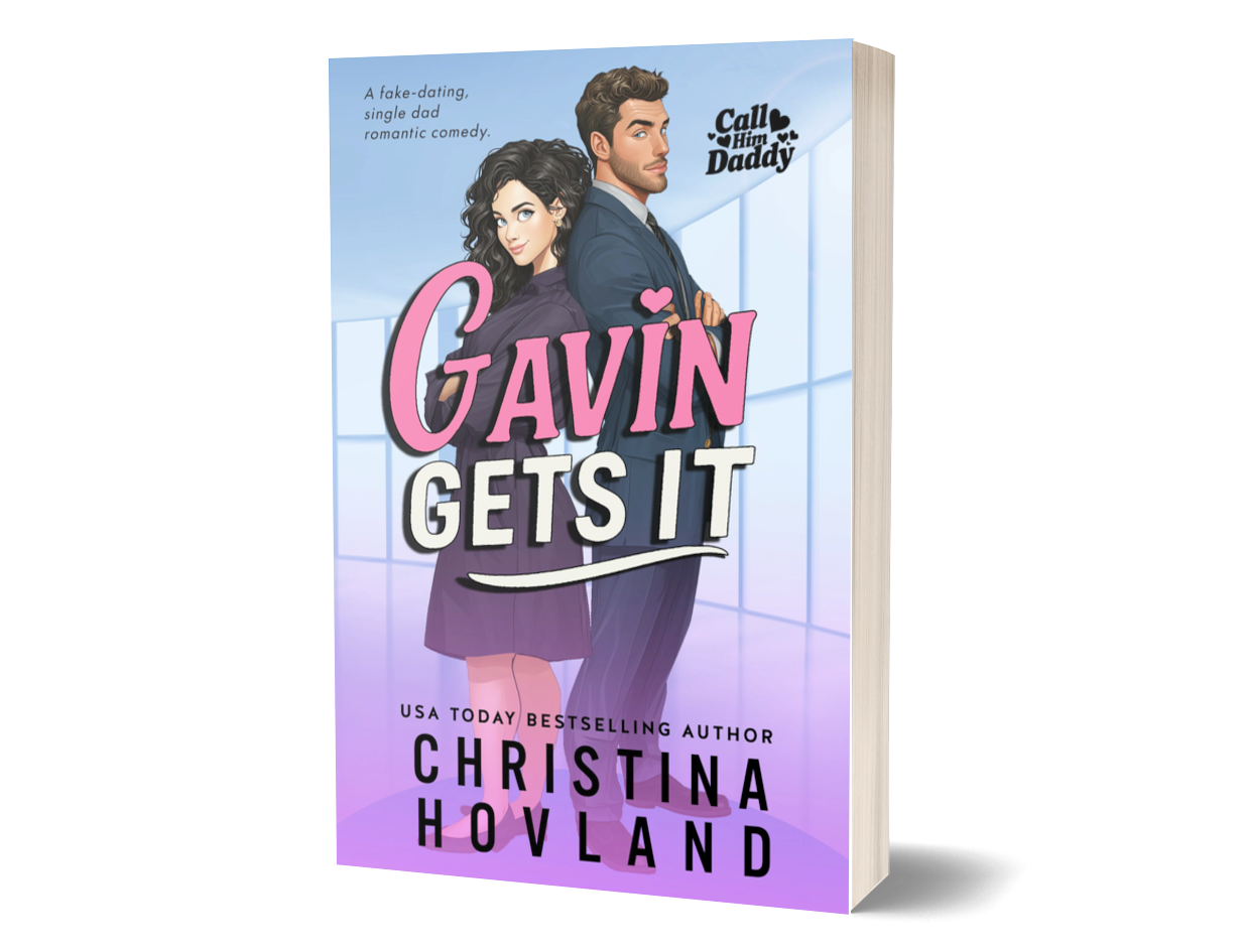Gavin Gets It paperback 3D mockup by Christina Hovland