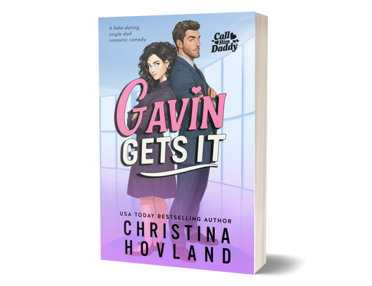 Gavin Gets It paperback 3D mockup by Christina Hovland