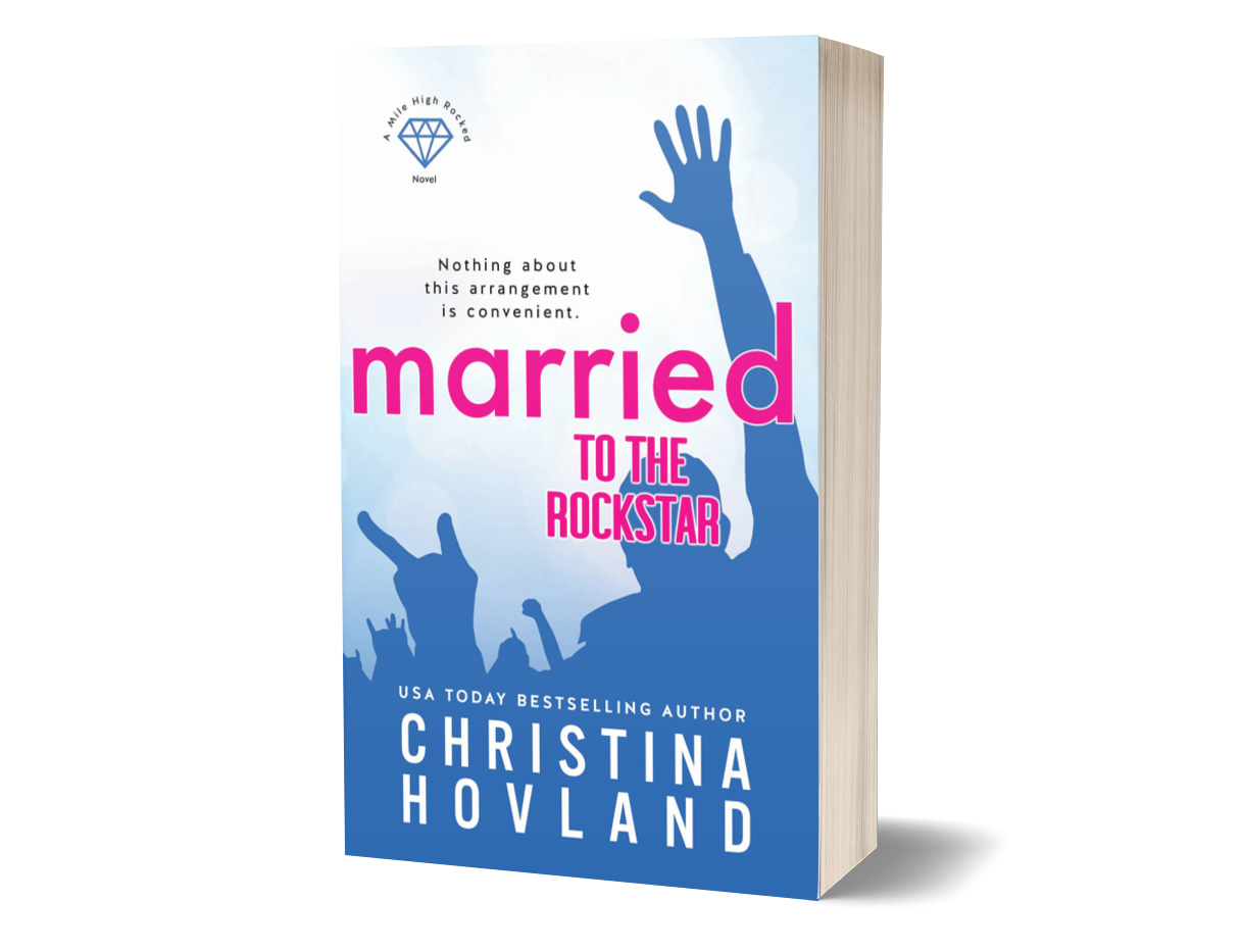 Married to the Rockstar discreet cover paperback 3D mockup by Christina Hovland