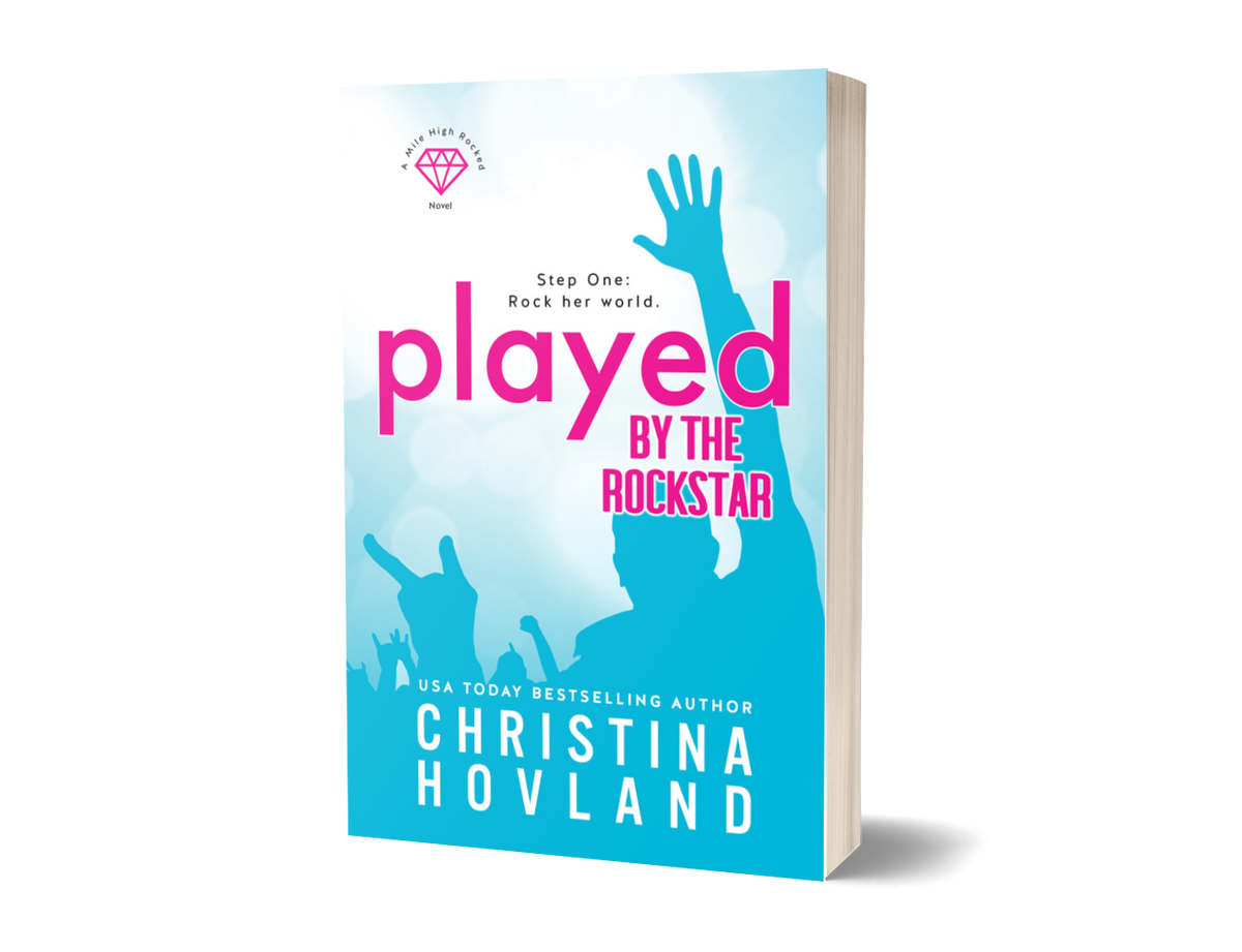 Played by the Rockstar discreet cover paperback 3D mockup by Christina Hovland