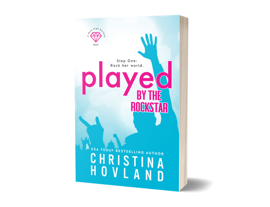 Played by the Rockstar discreet cover paperback 3D mockup by Christina Hovland