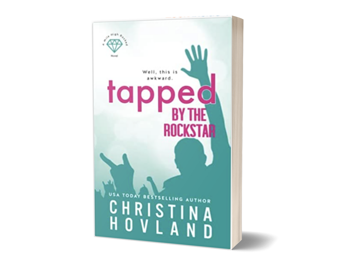 Tapped by the Rockstar discreet cover paperback 3D mockup by Christina Hovland