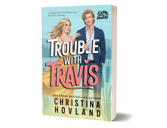 Trouble with Travis paperback 3D mockup by Christina Hovland