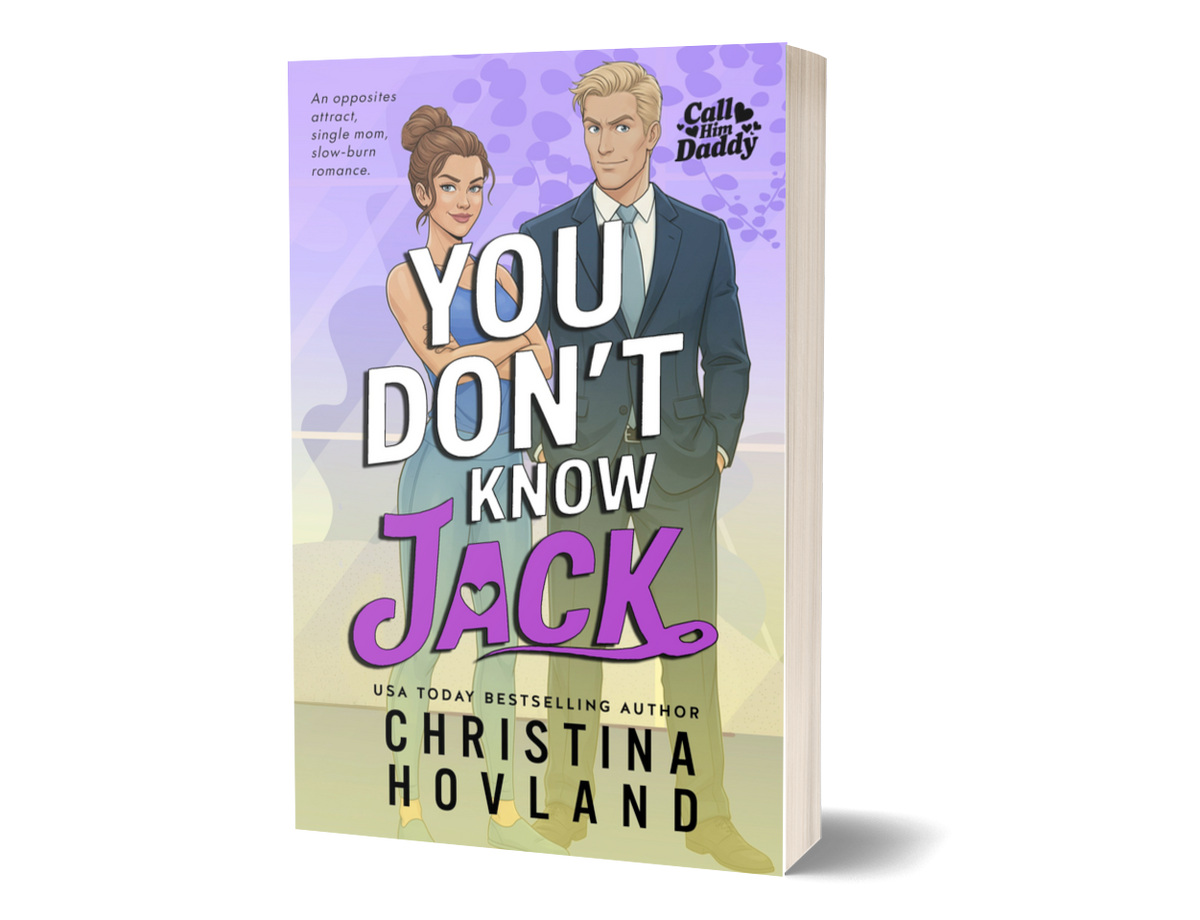 You Don't Know Jack paperback 3D mockup by Christina Hovland