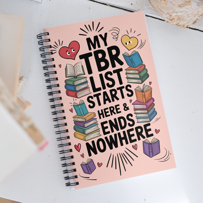 My TBR List Starts Here & Ends Nowhere | Funny Bookworm Journal